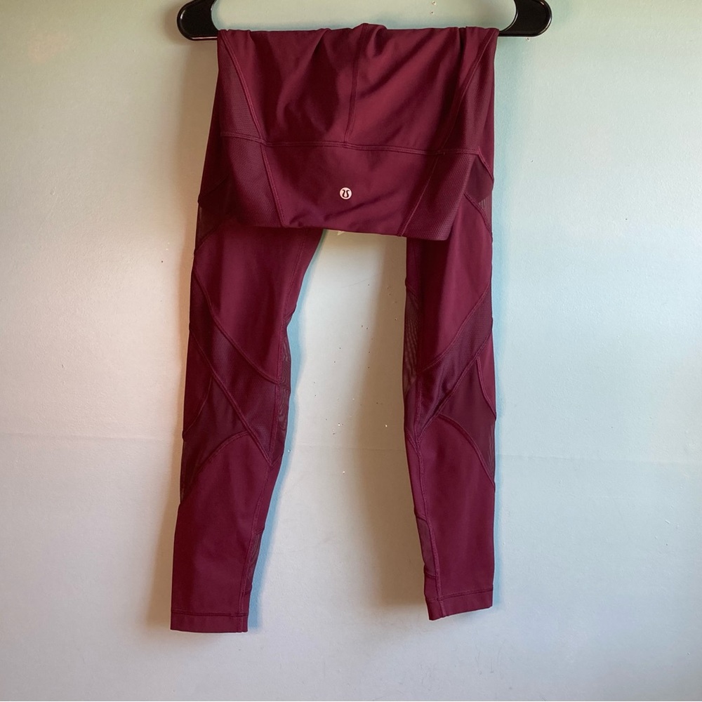 Lululemon leggings mesh